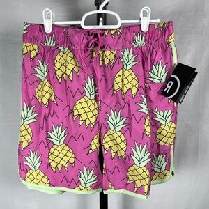 Reverse Threads Pineapple Swim Trunk shorts Mens